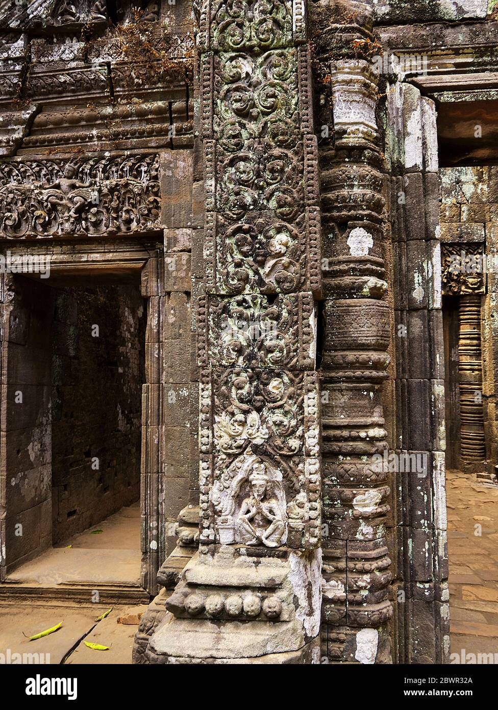 MwSt. Phou Tempel in Laos Stockfoto