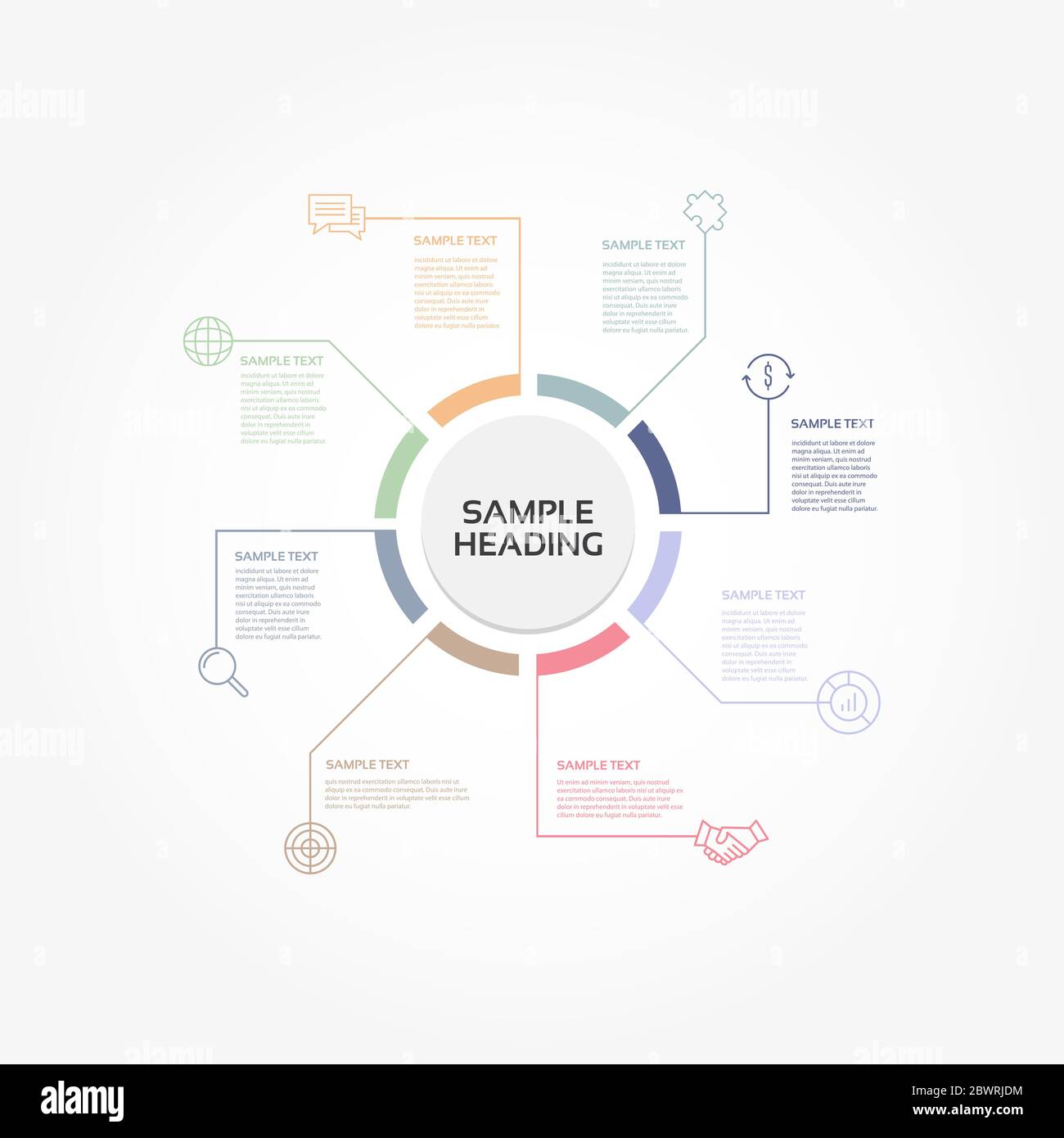 Infografik Elemente Design Stock Vektor