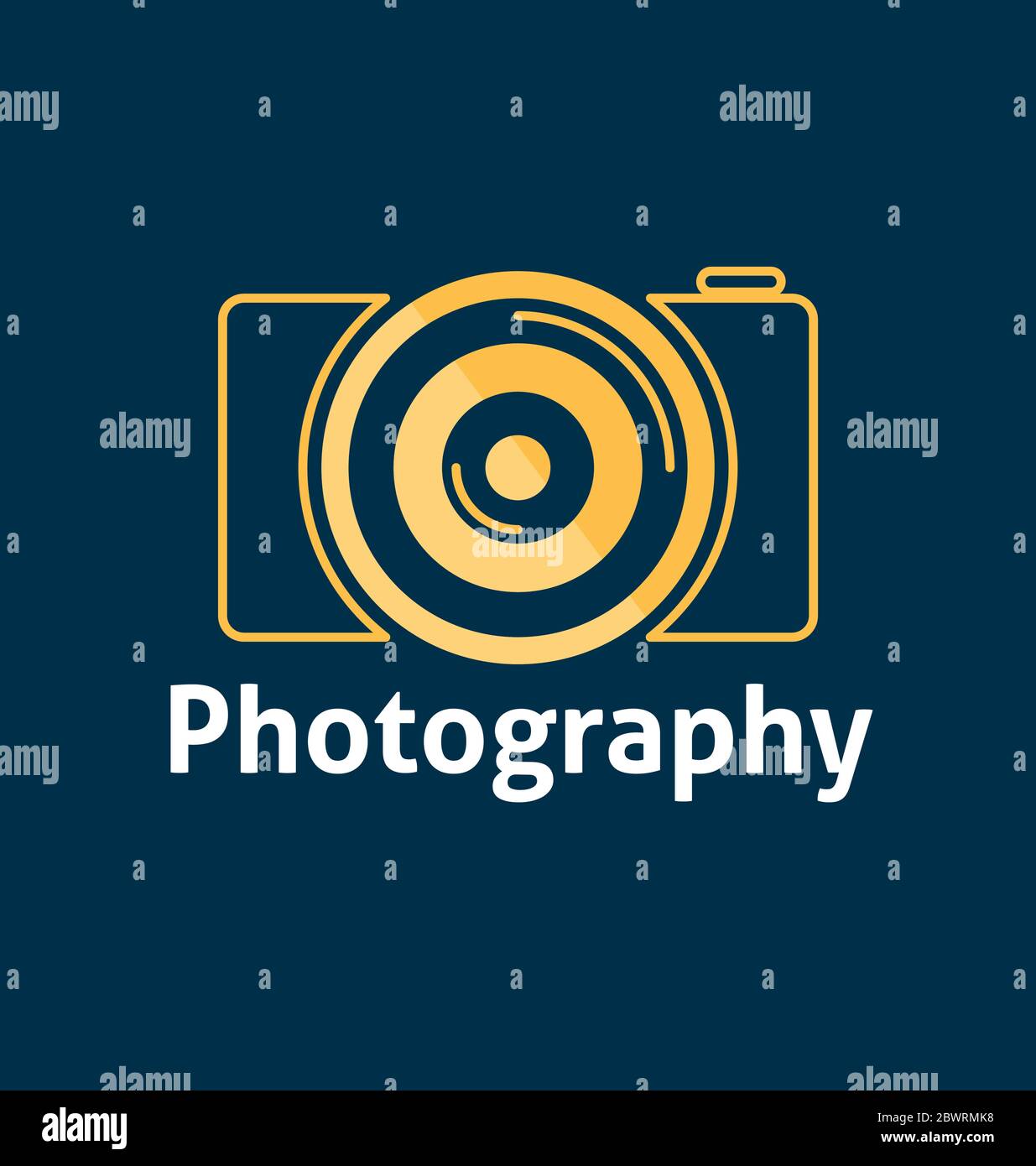 Fotografie Logo Vorlage für Fotografen. Fotografie Kamera Symbol Logo Vektor eps Stock Vektor