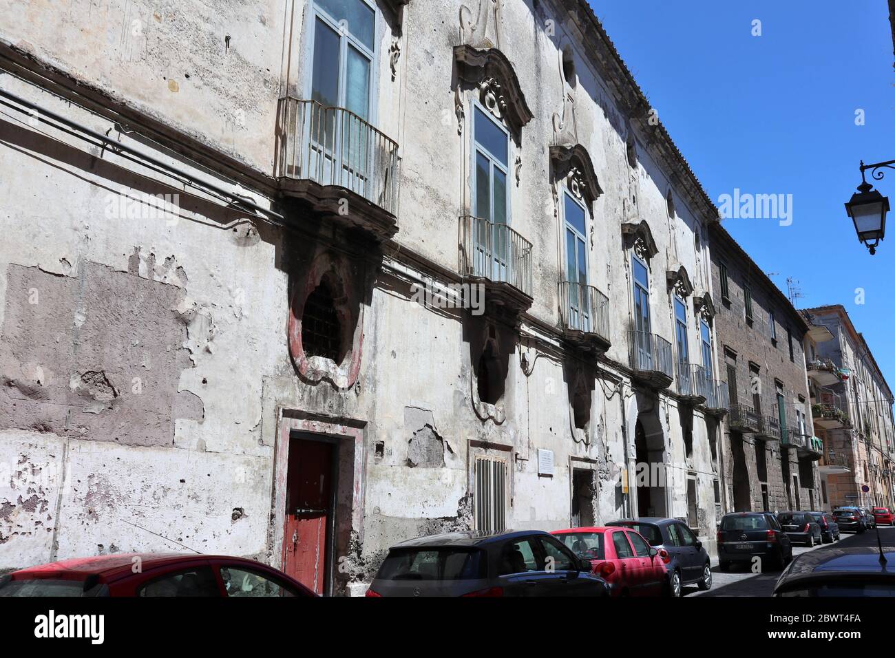 Capua - Facciata di Palazzo Marotta Migliore Stockfoto