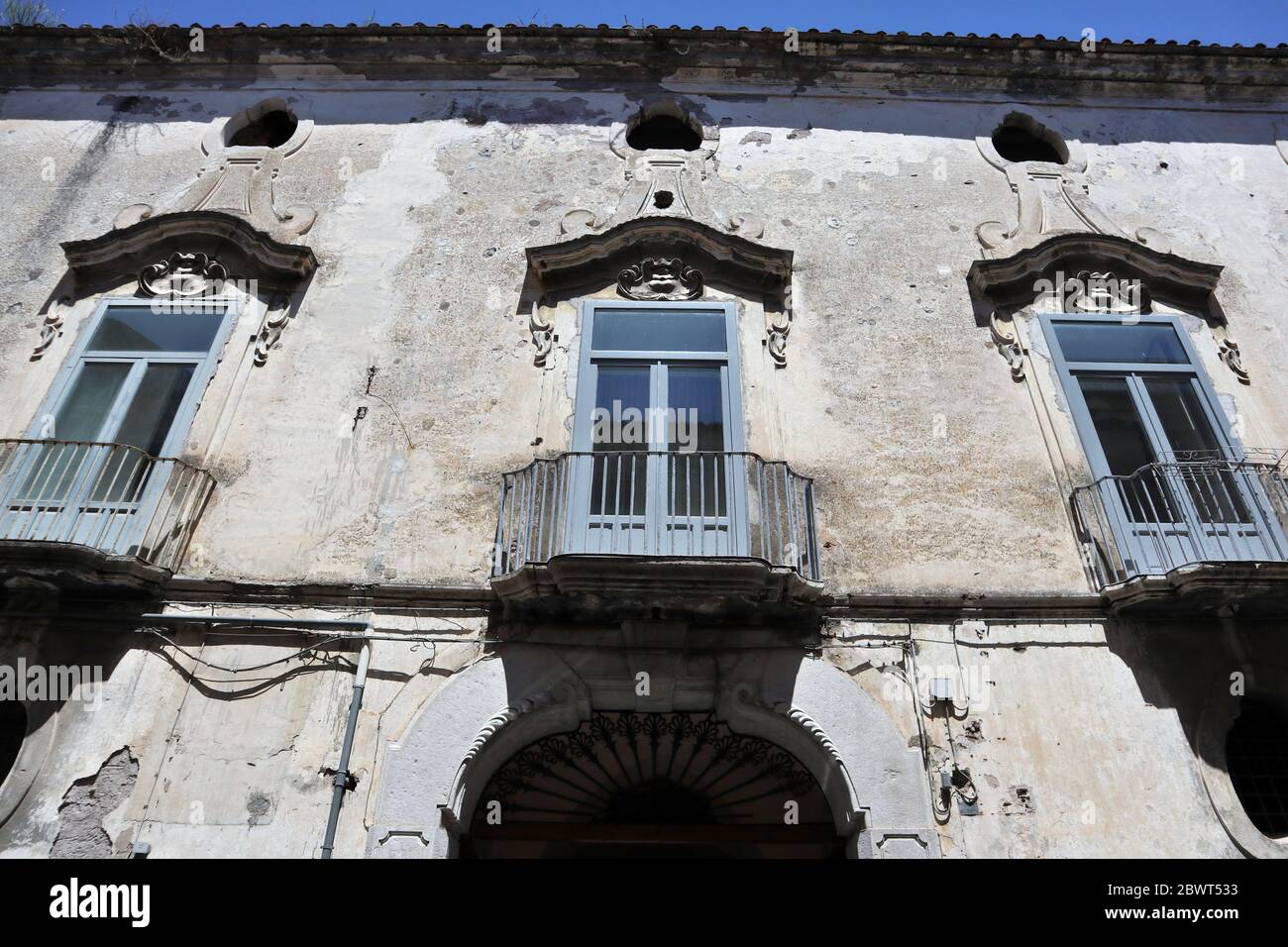 Capua - Particolare del Palazzo Marotta Migliore Stockfoto