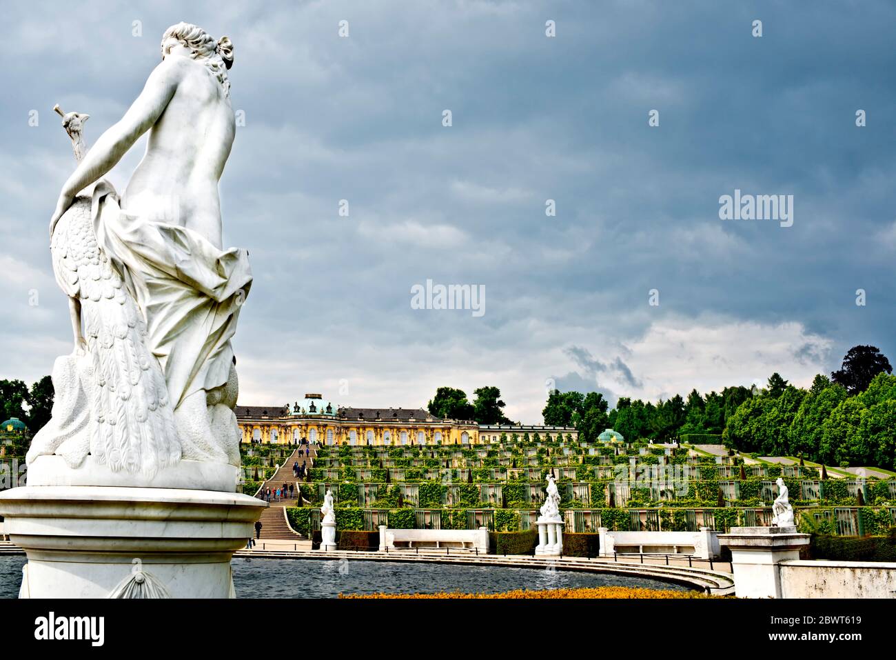 Potsdam (Deutschland): Park von Sanssouci Stockfoto