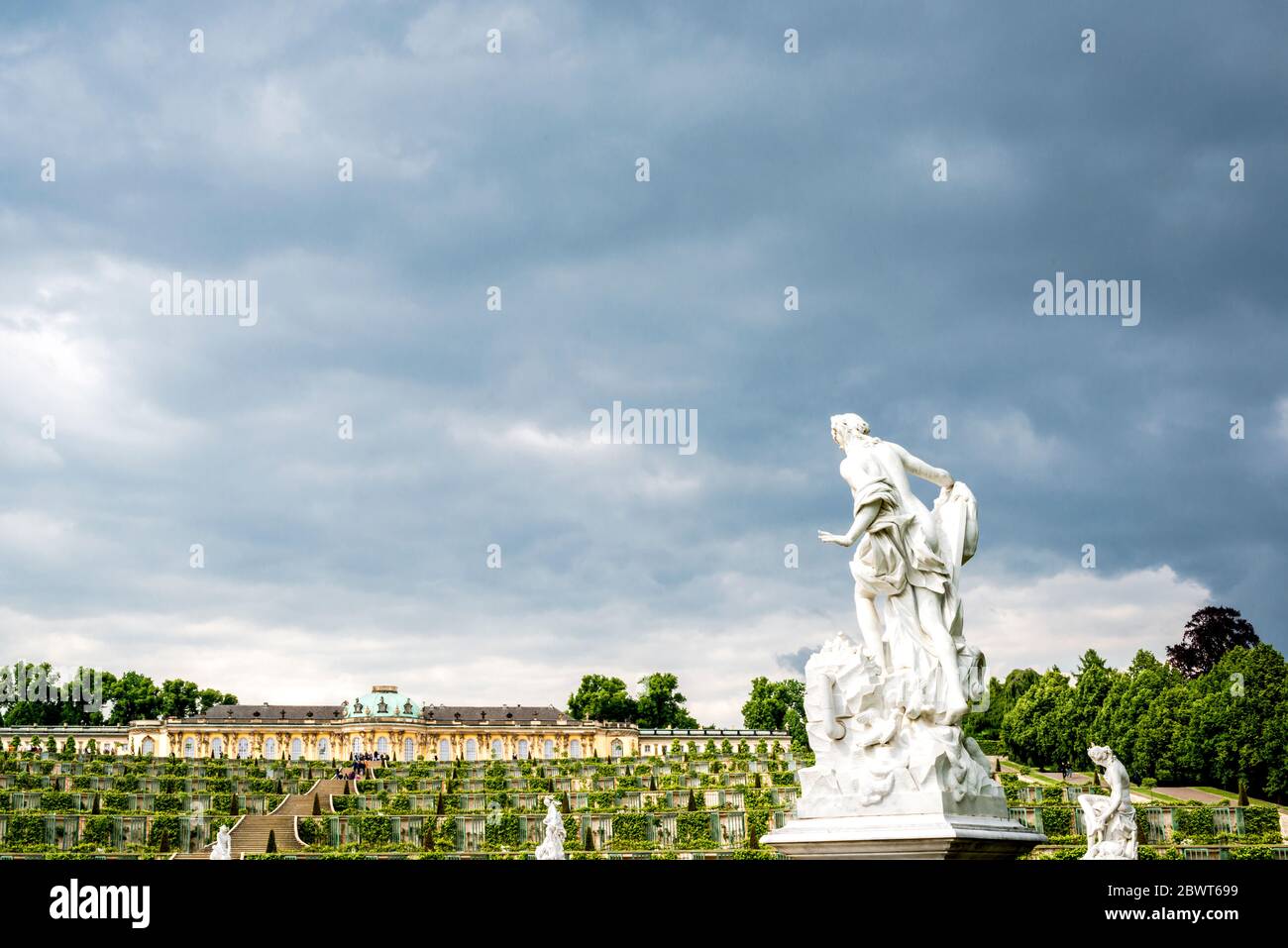 Potsdam (Deutschland): Park von Sanssouci Stockfoto