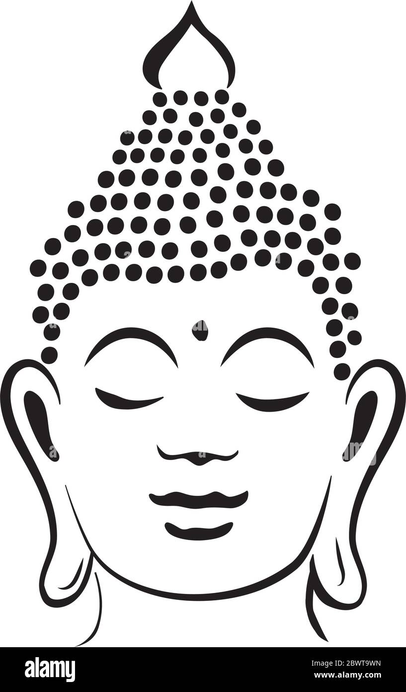 Buddha, Vektor Grafik Design Element Stock Vektor