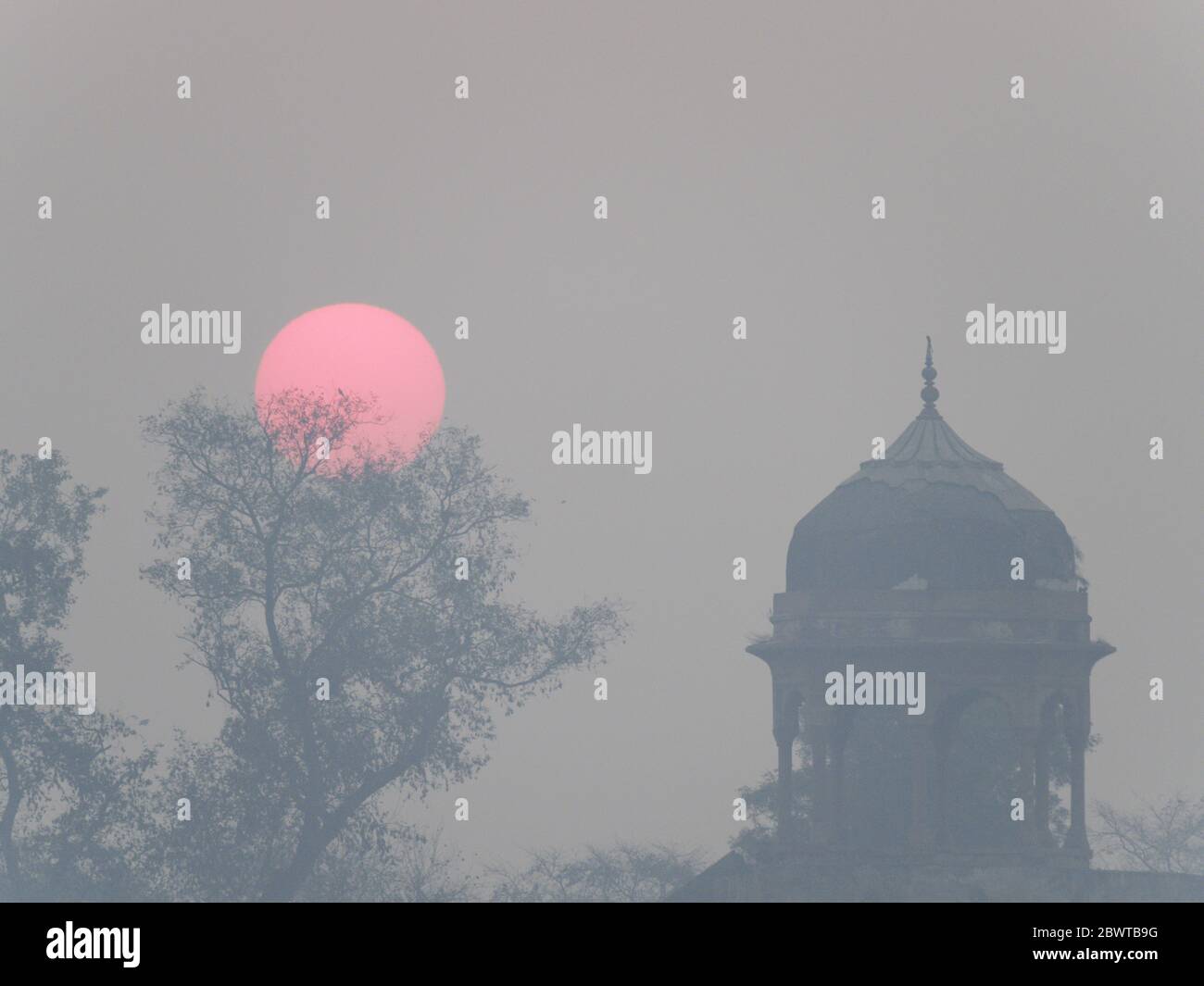 Taj Mahal bei Sunrise Uttar Pradesh, Indien LA009573 Stockfoto