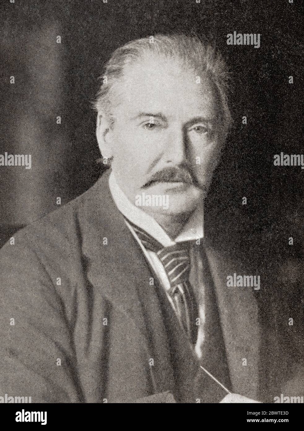 Sir Alfred James Newton, 1. Baronet, 1845 – 1921. Britischer Geschäftsmann und Oberbürgermeister von London. Aus der Business Encyclopedia und dem Rechtsberater, erschienen 1907. Stockfoto