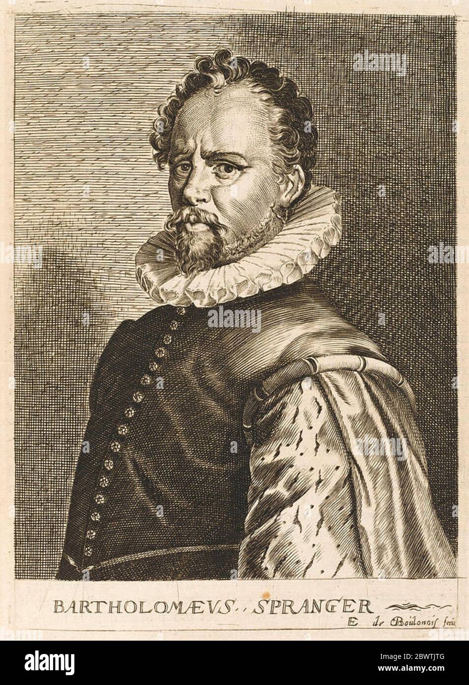 BARTHOLOMEUS SPRANGER (15456-1611) Flämischer Künstler Stockfoto