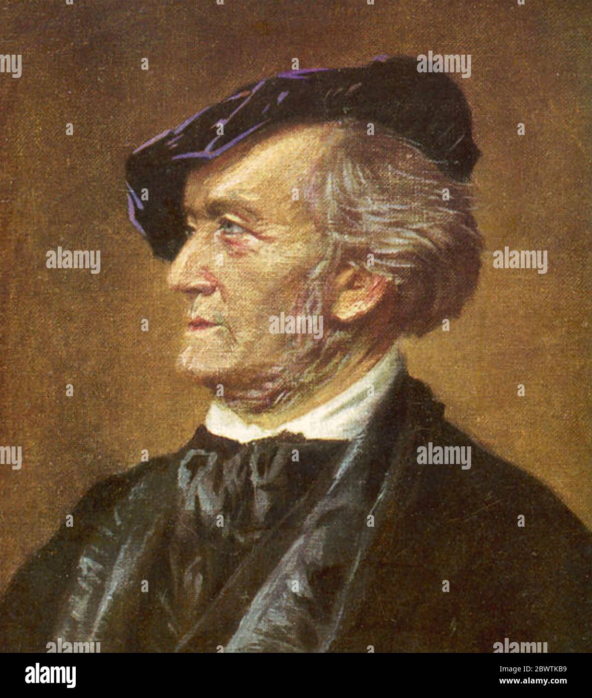 Deutsche Oper Komponist RICHARD WAGNER (1813-1883) Stockfoto Deutsche Oper Komponist RICHARD WAGNER (1813-1883) Stockfoto