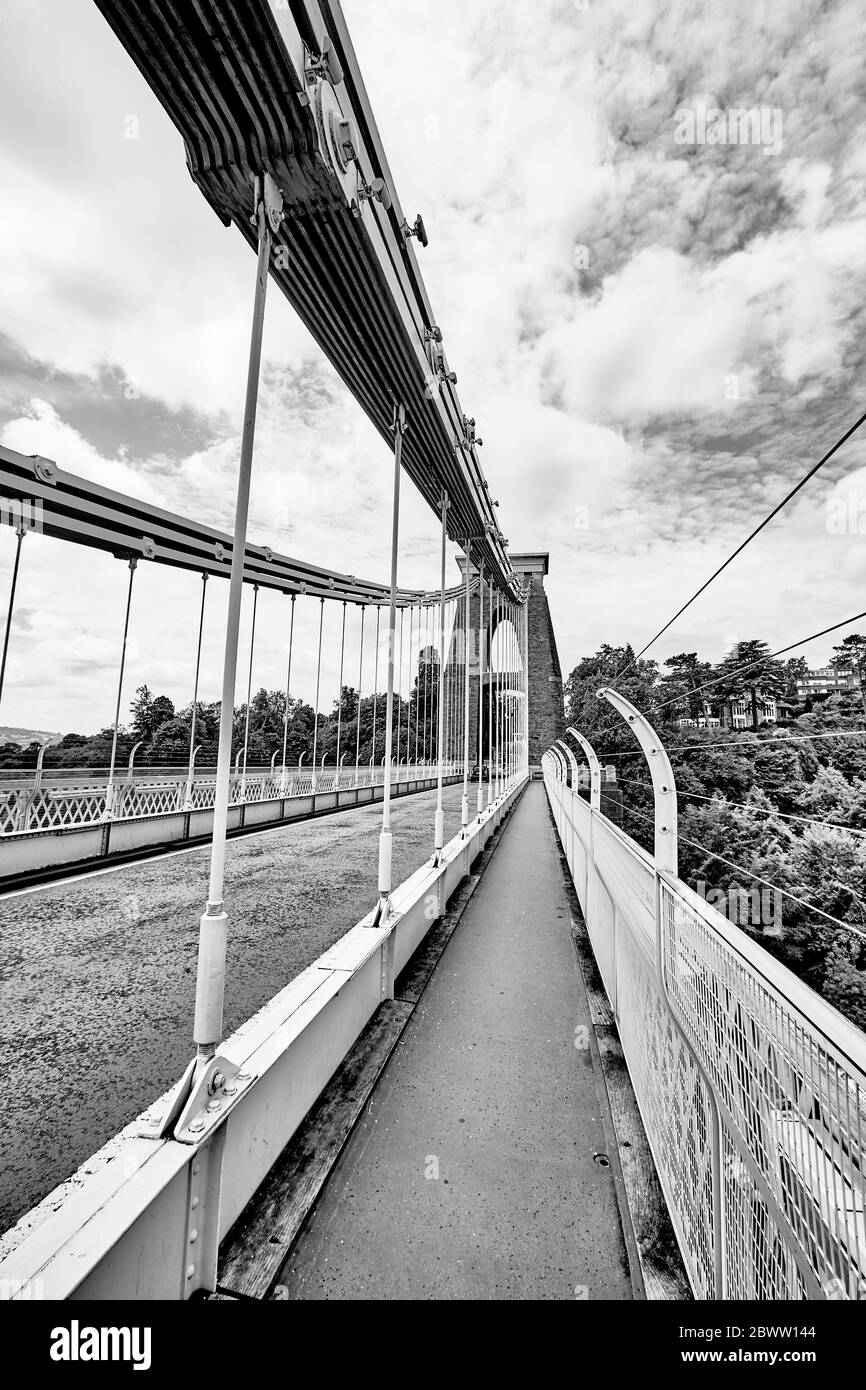 Clifton Suspension Bridge, Bristol, England, Großbritannien Stockfoto