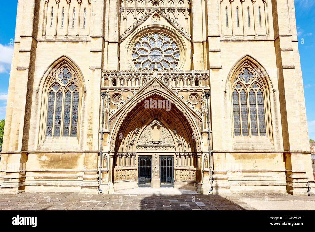 Bristol Cathedral in Bristol, England Stockfoto
