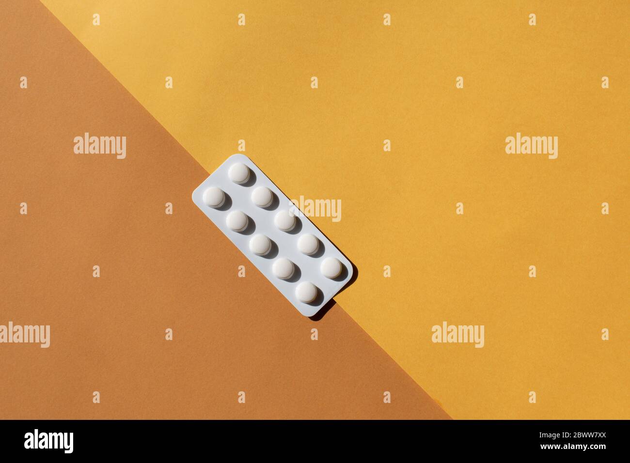 Studio Schuss Pillen Blister-Pack Stockfoto