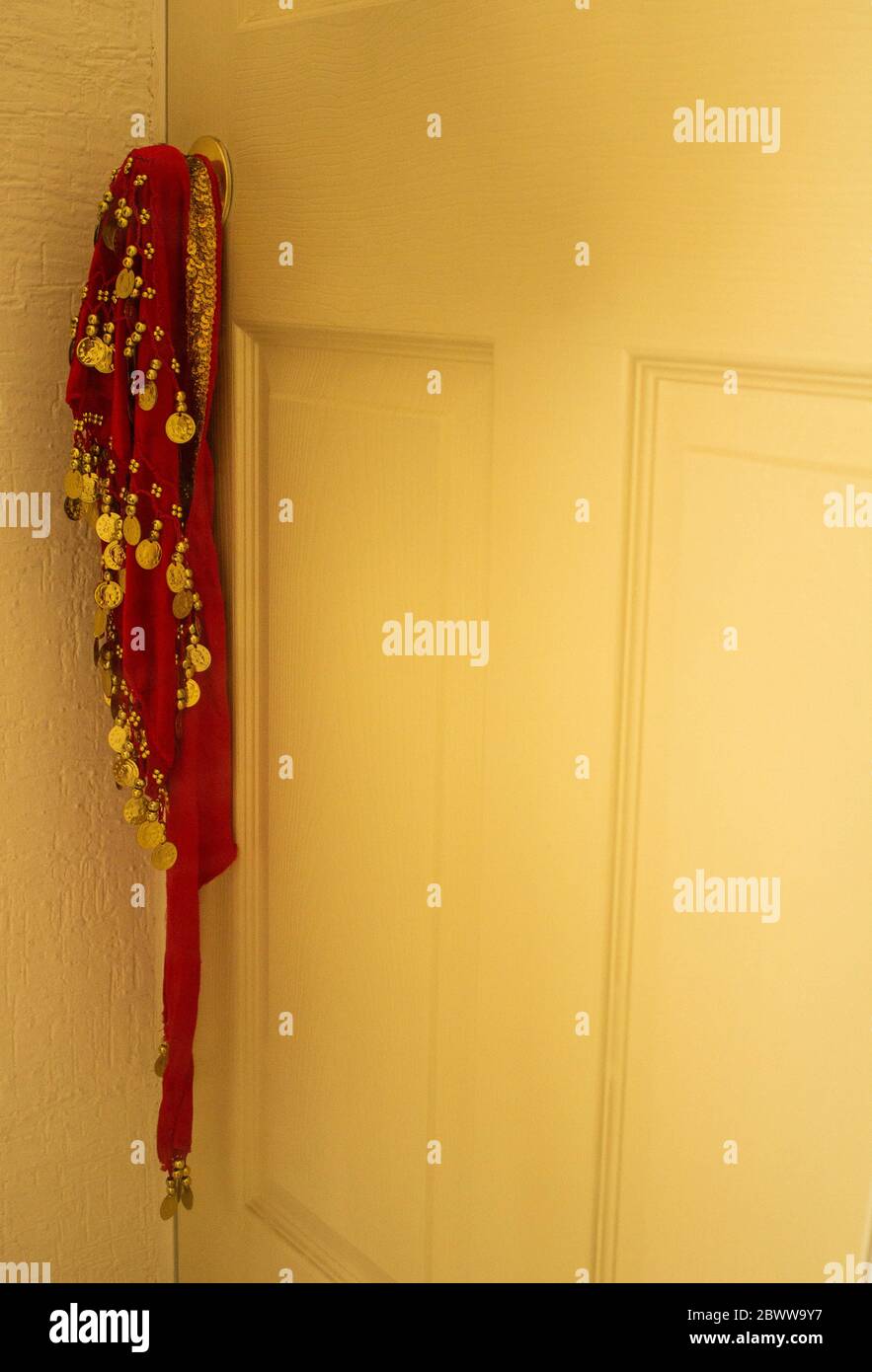 Kaderin für arabischen Tanz (Rote Ornament) Stockfoto