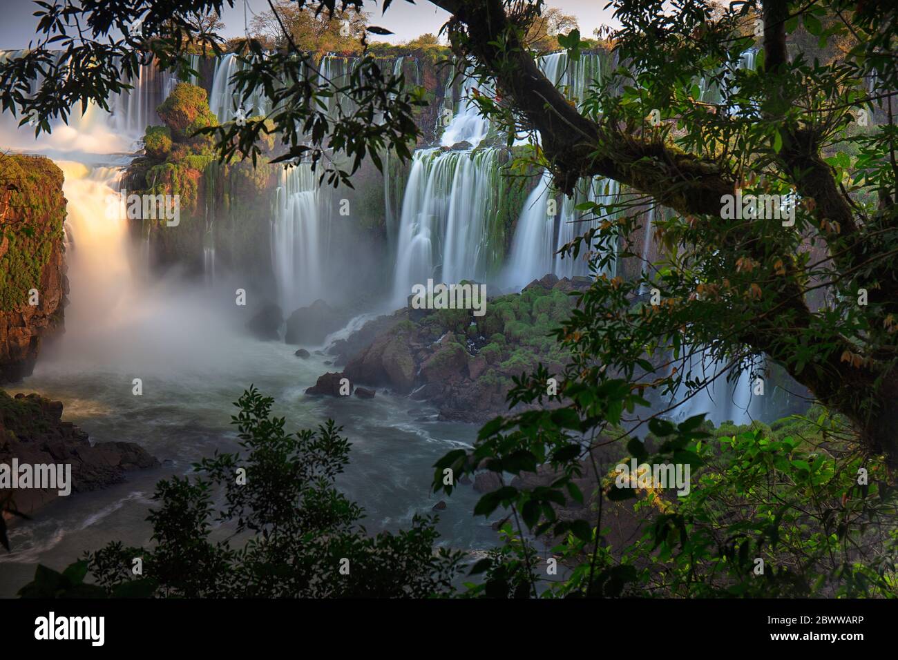 Die Iguazu Wasserfälle, Iguazu National Park, Argentinien Stockfoto