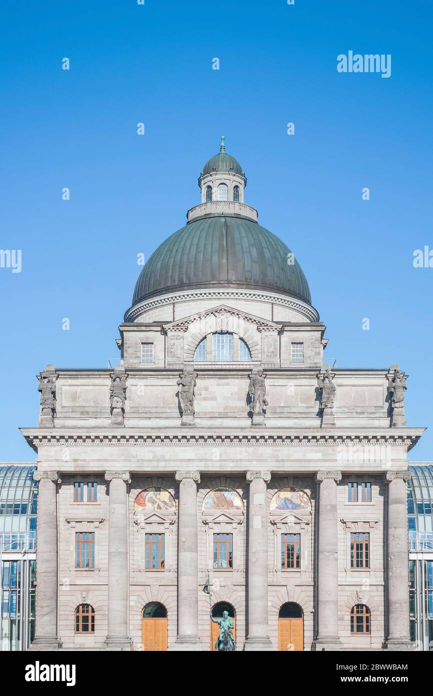 Deutschland, Bayern, München, Fassade der Bayerischen Staatskanzlei Stockfoto