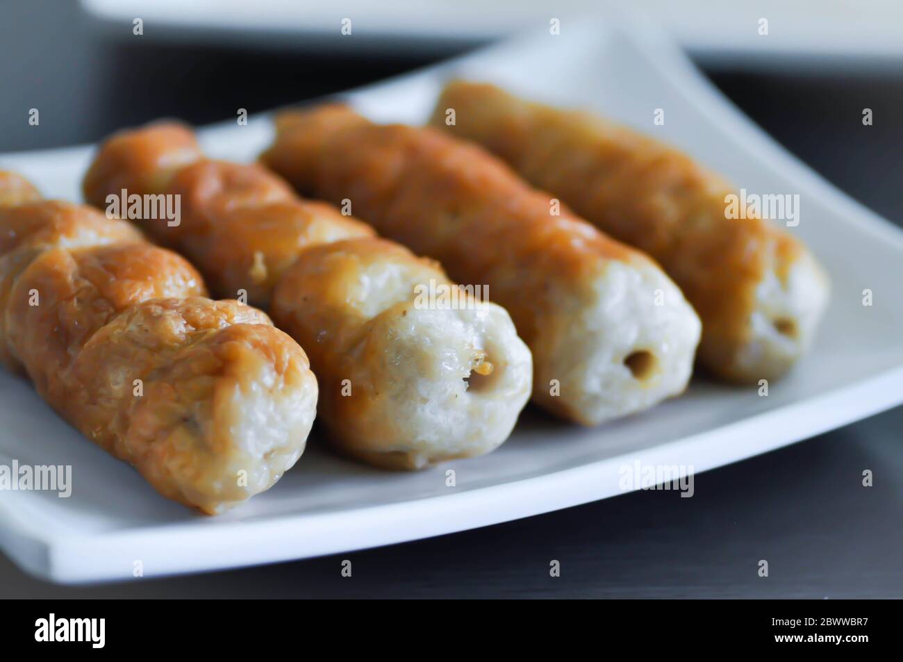 Vietnamesische Wurst oder Wurst Stockfoto