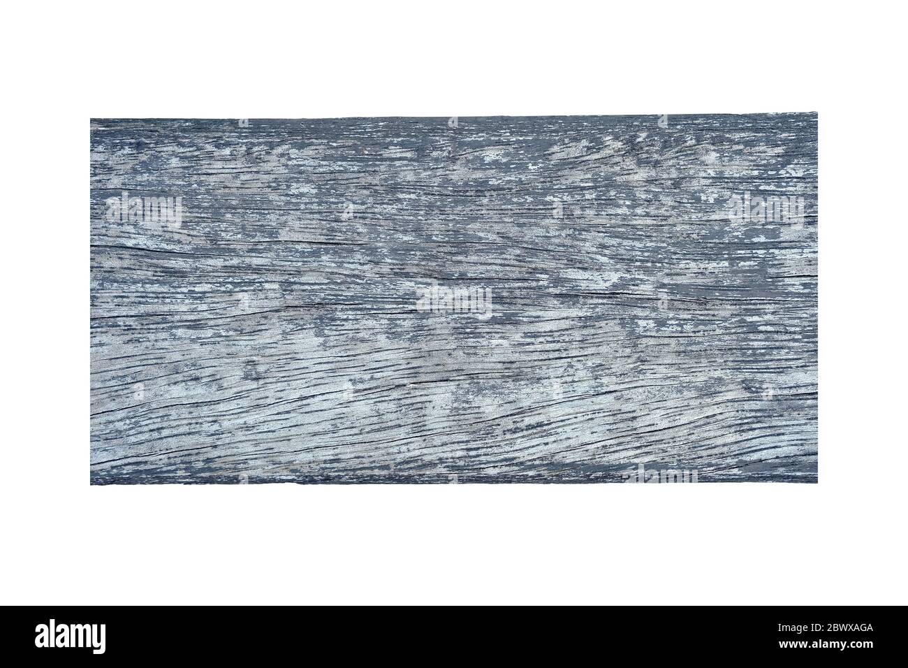 Altes Grunge Holzschild isoliert auf weißem Hintergrund. Stockfoto