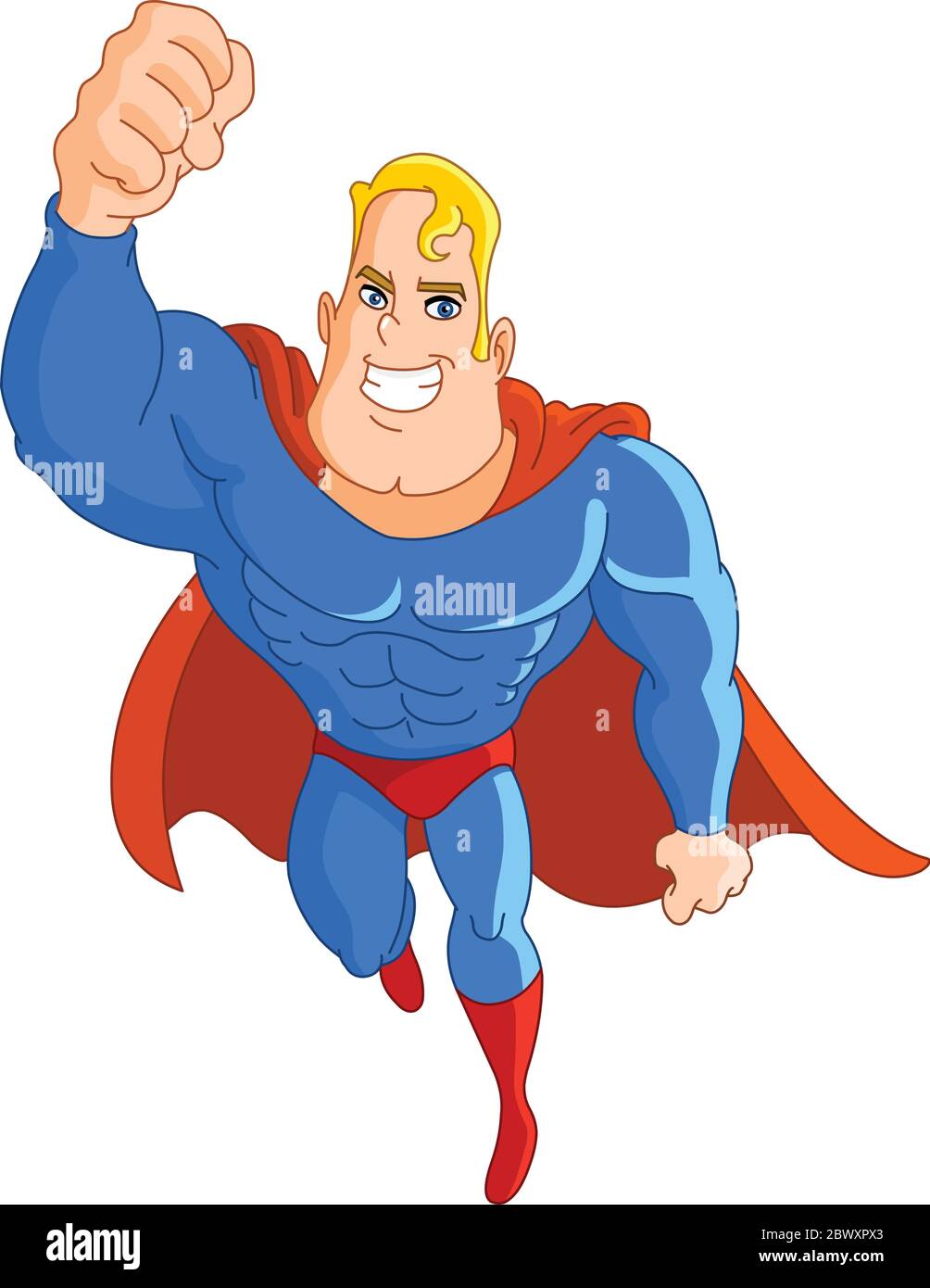 Super Held fliegen Stock Vektor