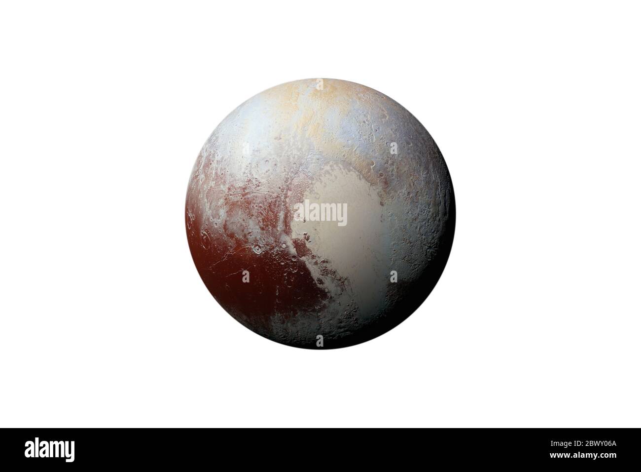 Planet Pluto im Sternenhimmel des Sonnensystems im All. Dieses Bildelement  wurde von der NASA eingerichtet Stockfotografie - Alamy