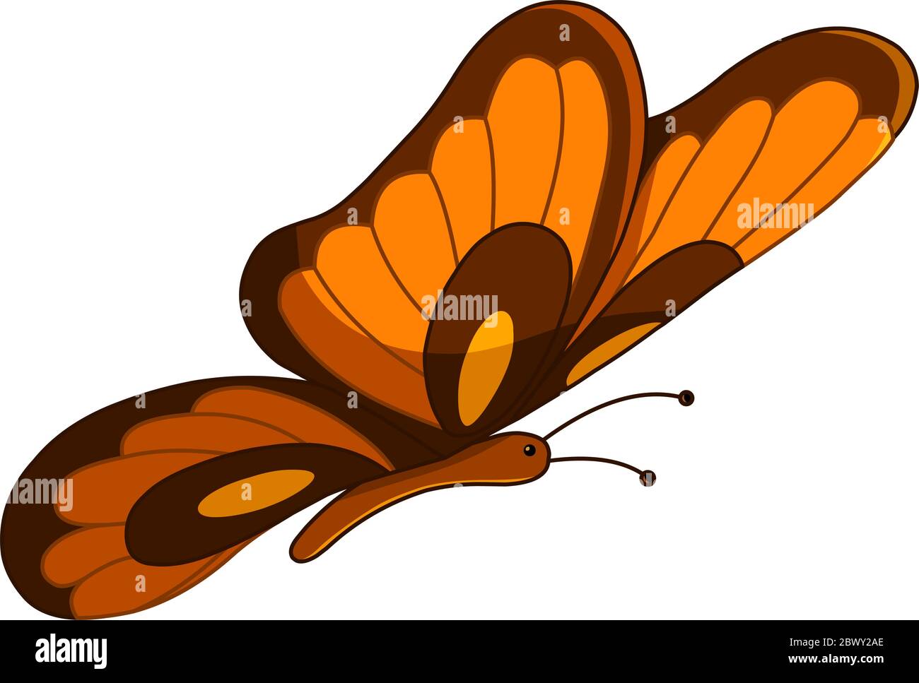 Vektorschmetterling Stock Vektor