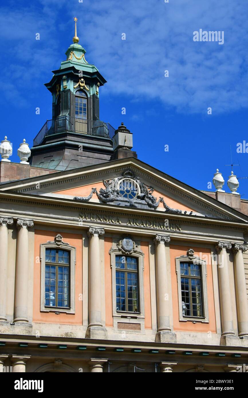 Nobelpreismuseum, ehemaliges Börsengebäude, Nobelmuseet, Stockholm, Stockholmer Kreis, Schweden, Schweden, Sverige, Svédország, Europa Stockfoto