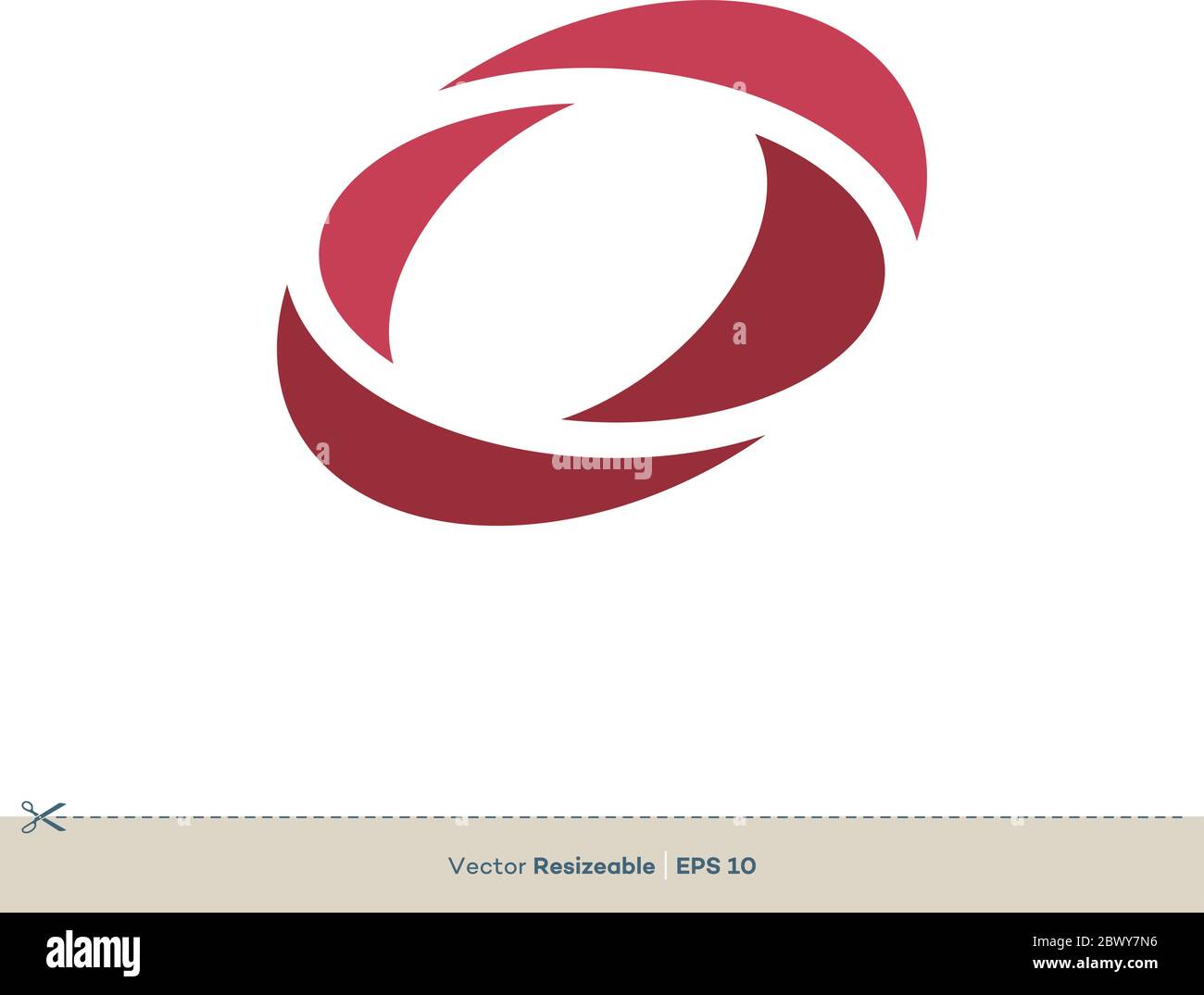 Buchstabe O Vektor Logo Vorlage Illustration Design. Vektor EPS 10. Stock Vektor