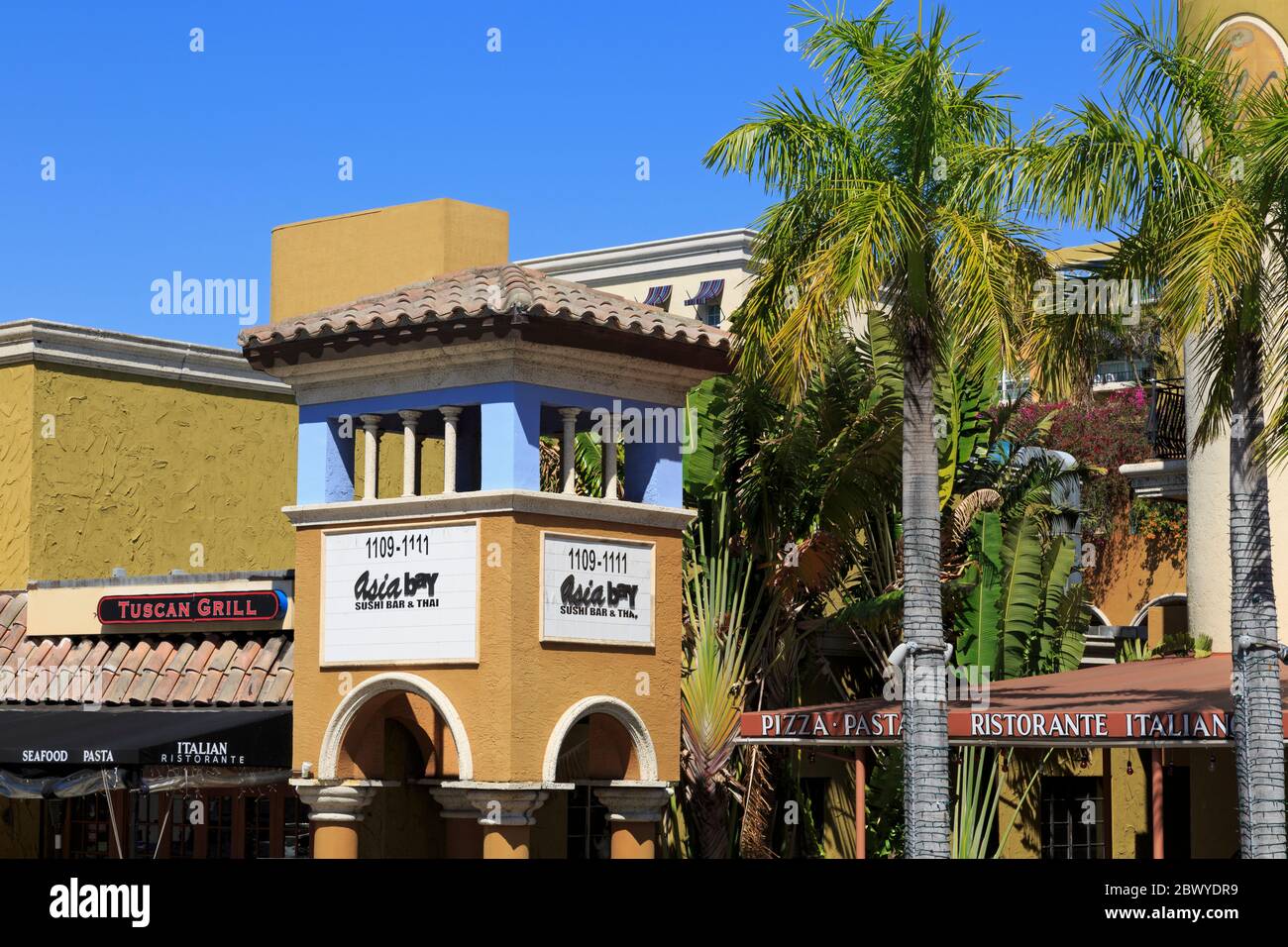 Restaurant am Las Olas Boulevard, Fort Lauderdale, Florida, USA, Nordamerika Stockfoto