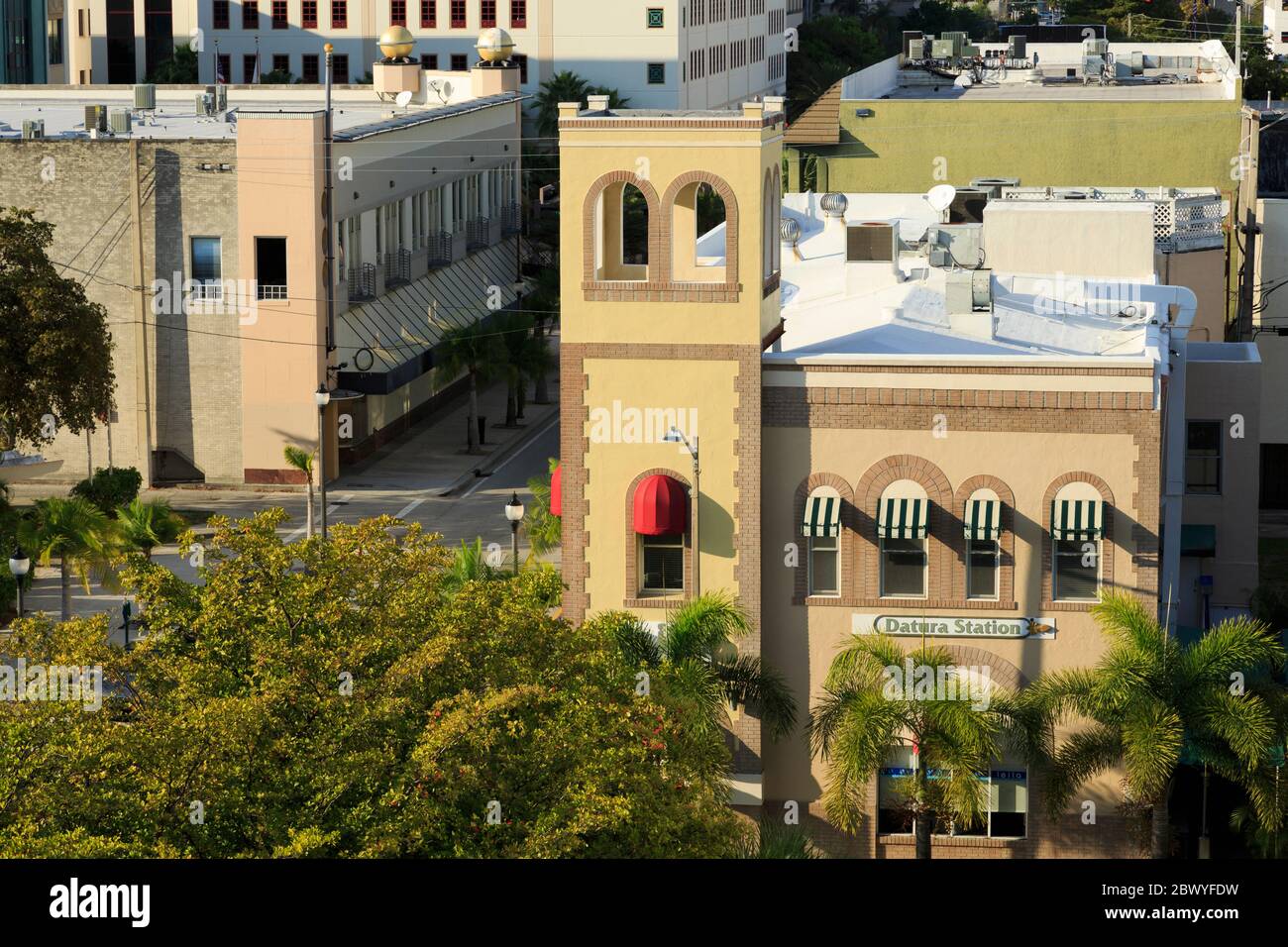 Downtown West Palm Beach, Florida, USA, Nordamerika Stockfoto