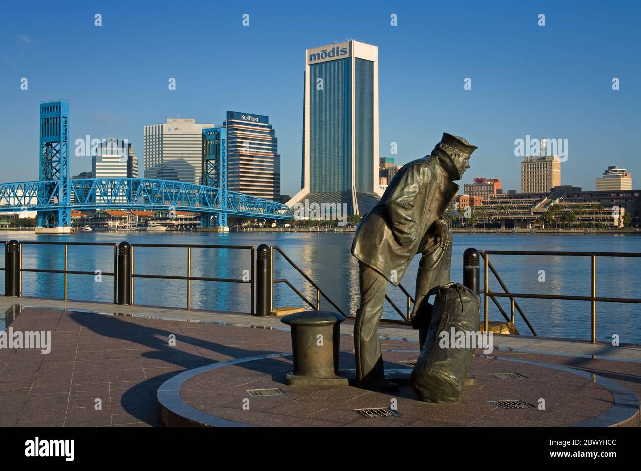 Navy Memorial, Jacksonville, Florida, USA Stockfoto