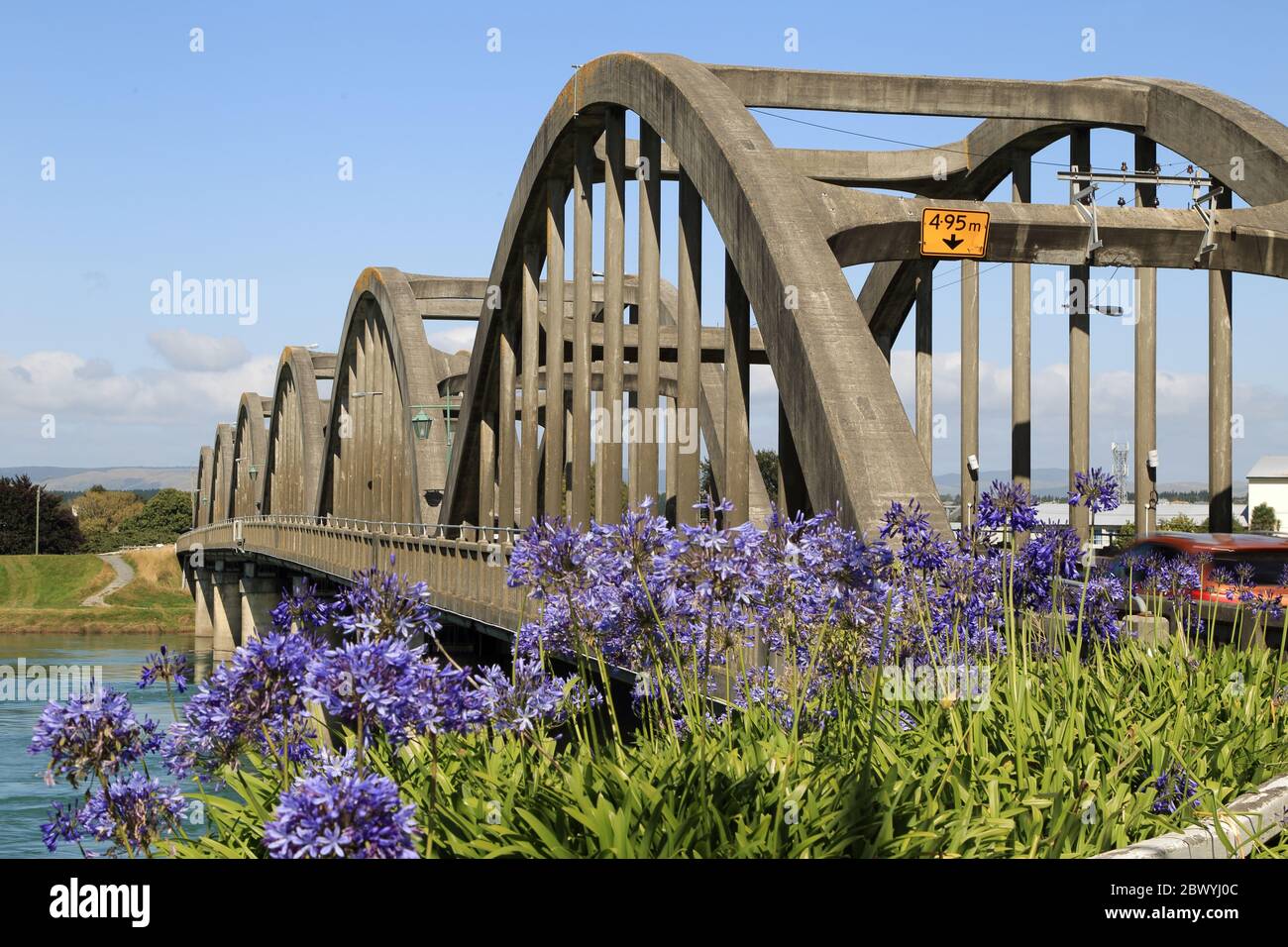 Balclutha Brücke, South Otago, Neuseeland Stockfoto