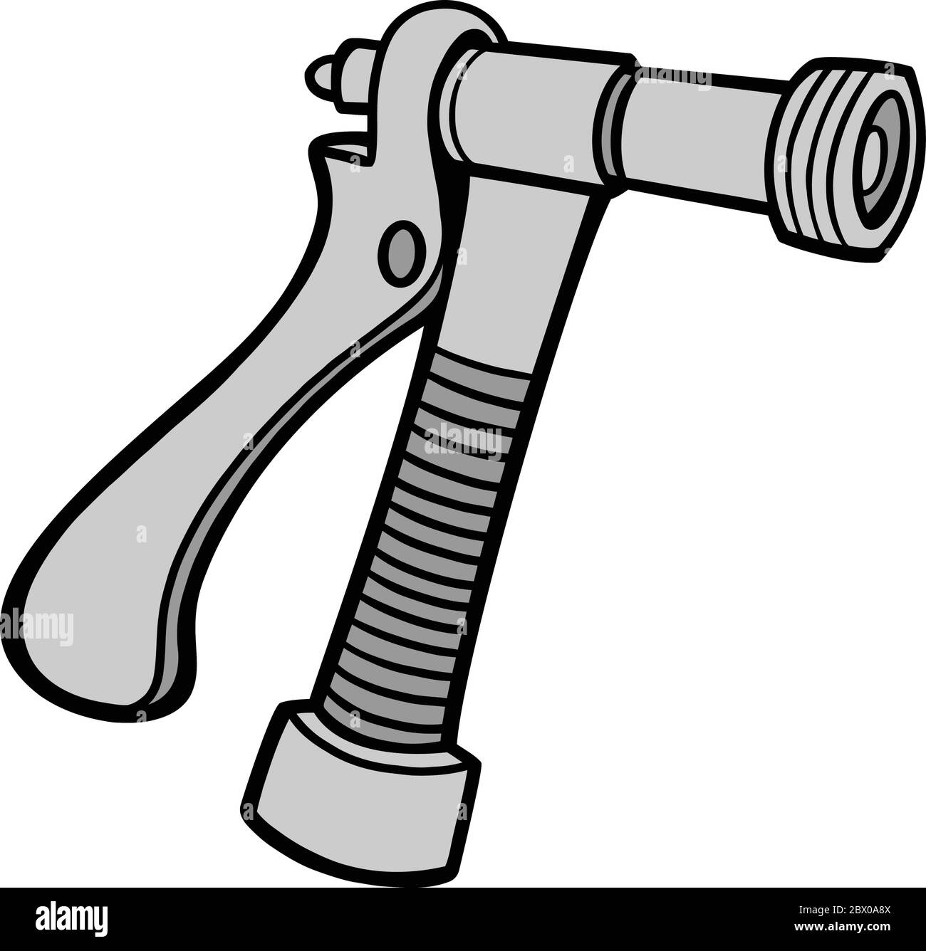 Water Spray Gun - EINE Karikatur Illustration eines Wasser Spray Gun. Stock Vektor