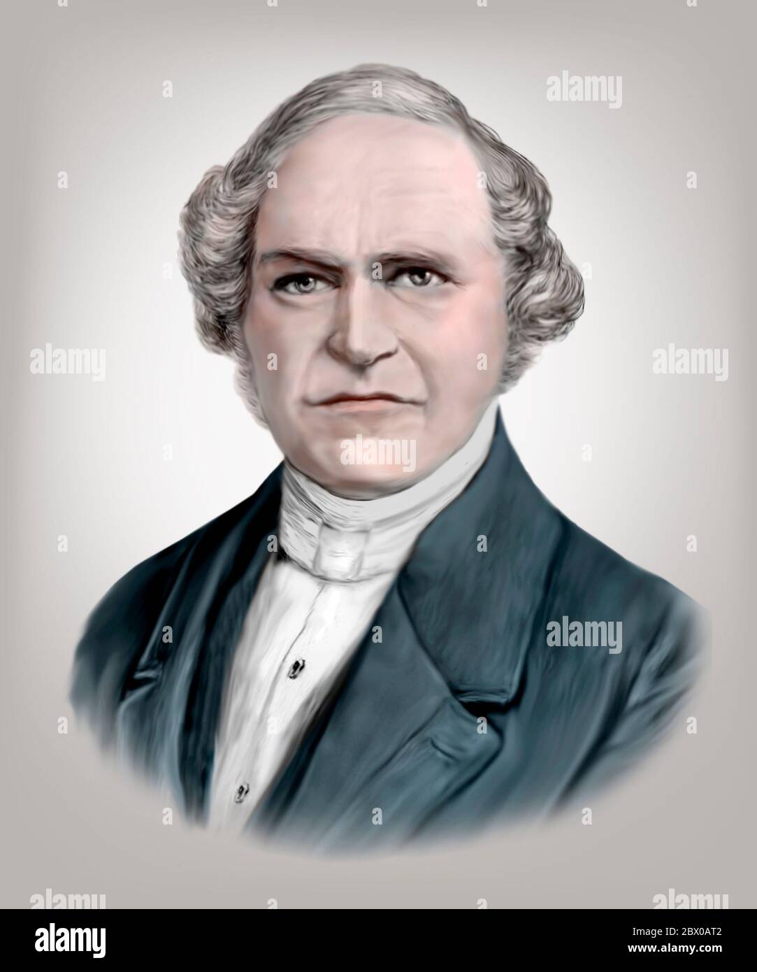 William Whewell 1794-1866 Englischer Polymath Wissenschaftler Philosoph Theologe Stockfoto