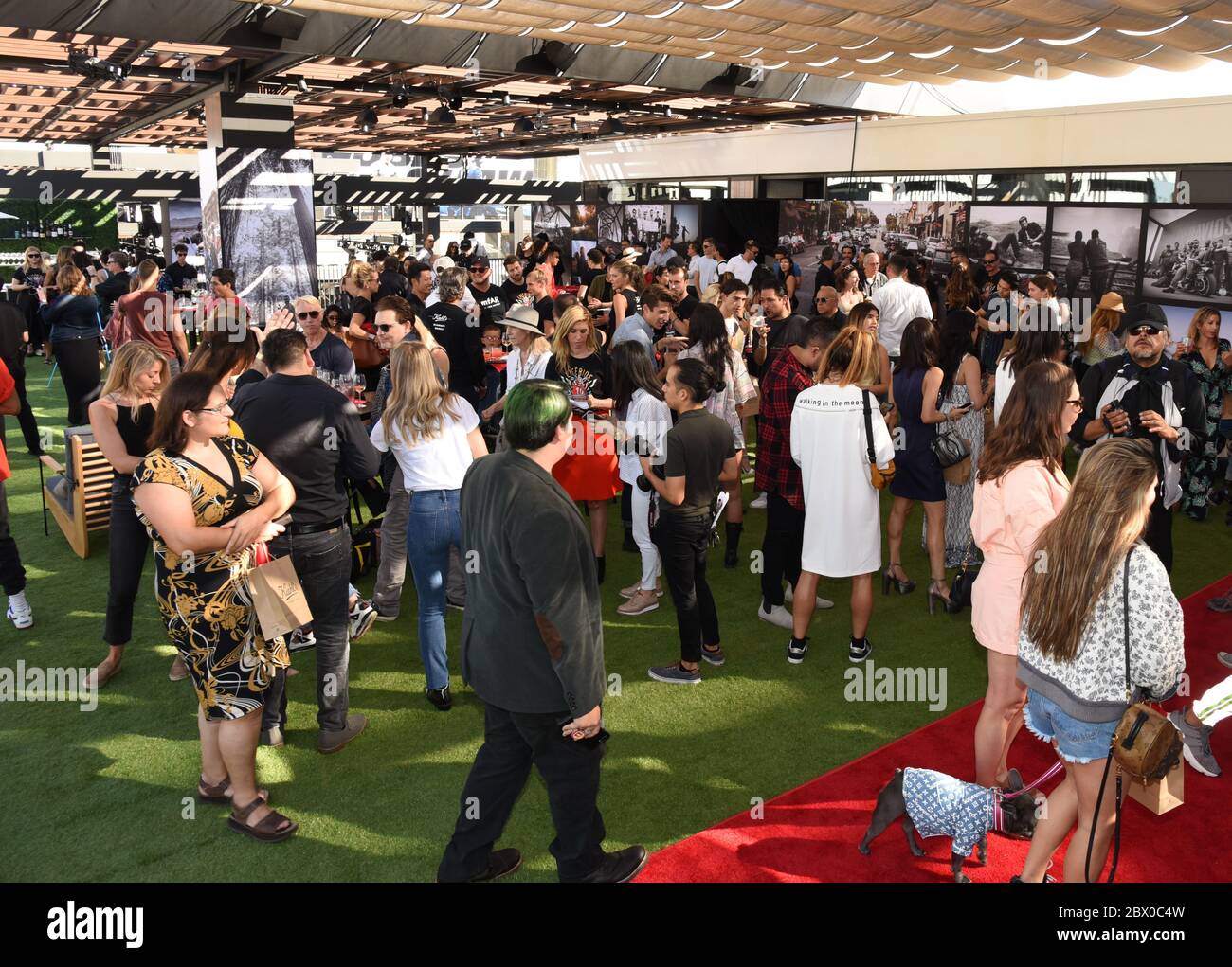 27. Juli 2019, Westfield Cabana im Westfiel, Century City, Kalifornien: Atmosphäre zum 10. Jahrestag von Kiehl's LifeRide für amfAR zugunsten der HIV/AIDS-Forschung in Century City in Westfield Century City in Century City am 27 2019. Juli. (Bild: © Billy Bennight/ZUMA Wire) Stockfoto