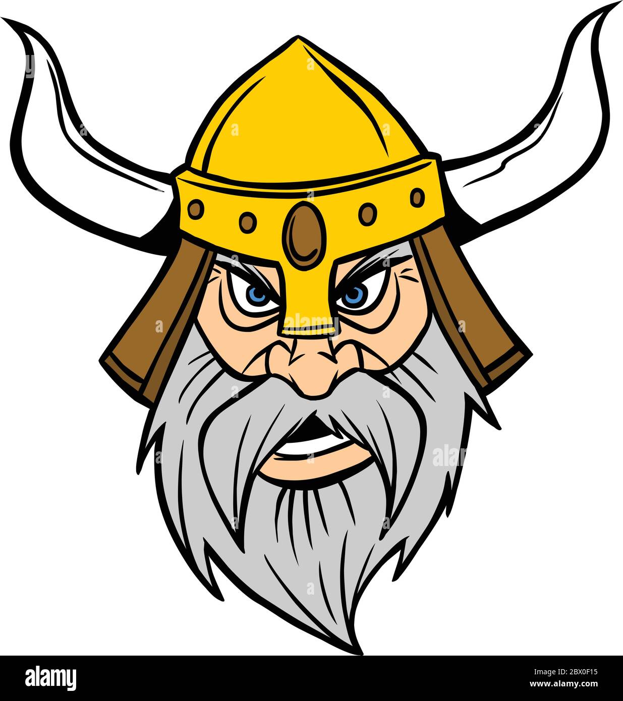 Viking Warrior - eine Illustration eines Viking Warrior. Stock Vektor