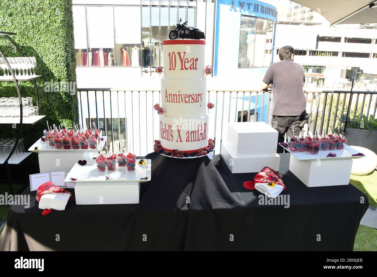 27. Juli 2019, Westfield Cabana im Westfiel, Century City, Kalifornien: Atmosphäre zum 10. Jahrestag von Kiehl's LifeRide für amfAR zugunsten der HIV/AIDS-Forschung in Century City in Westfield Century City in Century City am 27 2019. Juli. (Bild: © Billy Bennight/ZUMA Wire) Stockfoto