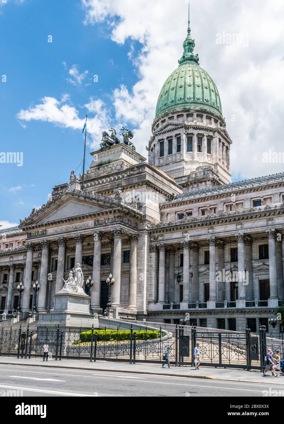 Congreso de la Nacion Argnetina (nationaler Kongress Argentiniens), Buenos Aires, Argentinien - 21. Januar 2019 Stockfoto