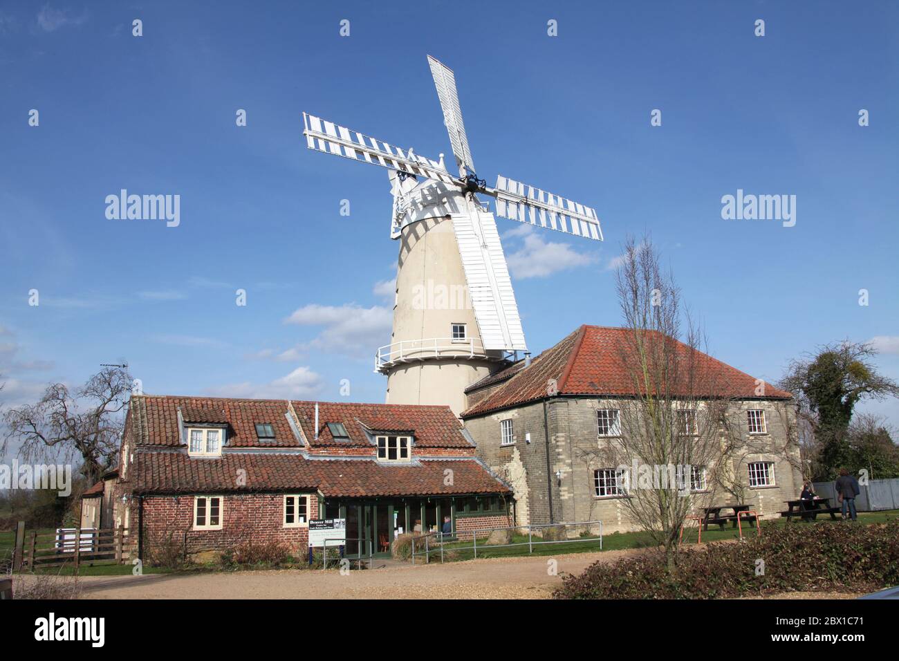 Denver Windmühle in der Nähe von Downham Market, Norfolk, Großbritannien Stockfoto