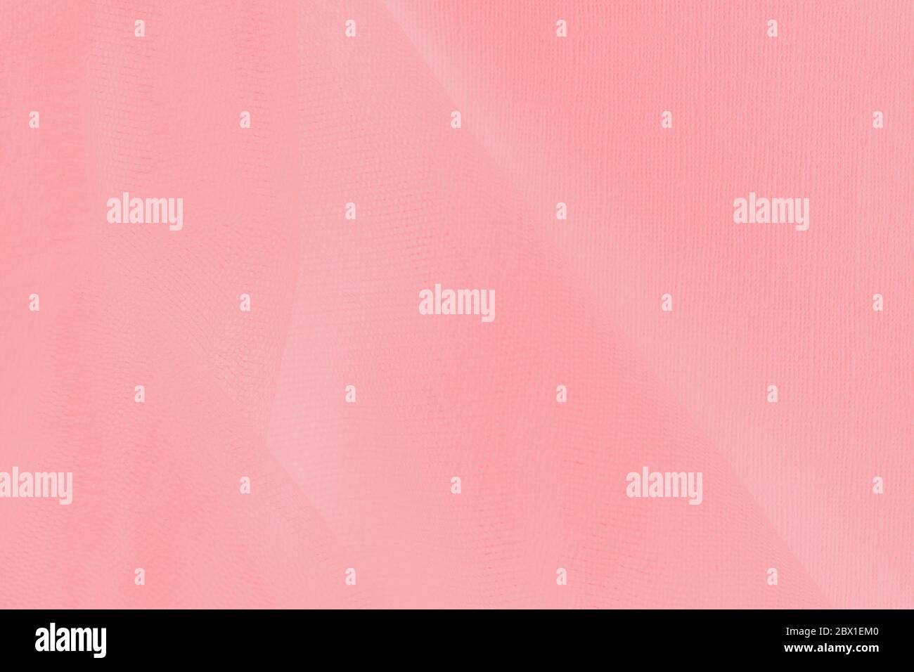 Rosa Koralle Farbe Textur Hintergrund Mit Mesh Gewebe Muster Stockfotografie Alamy