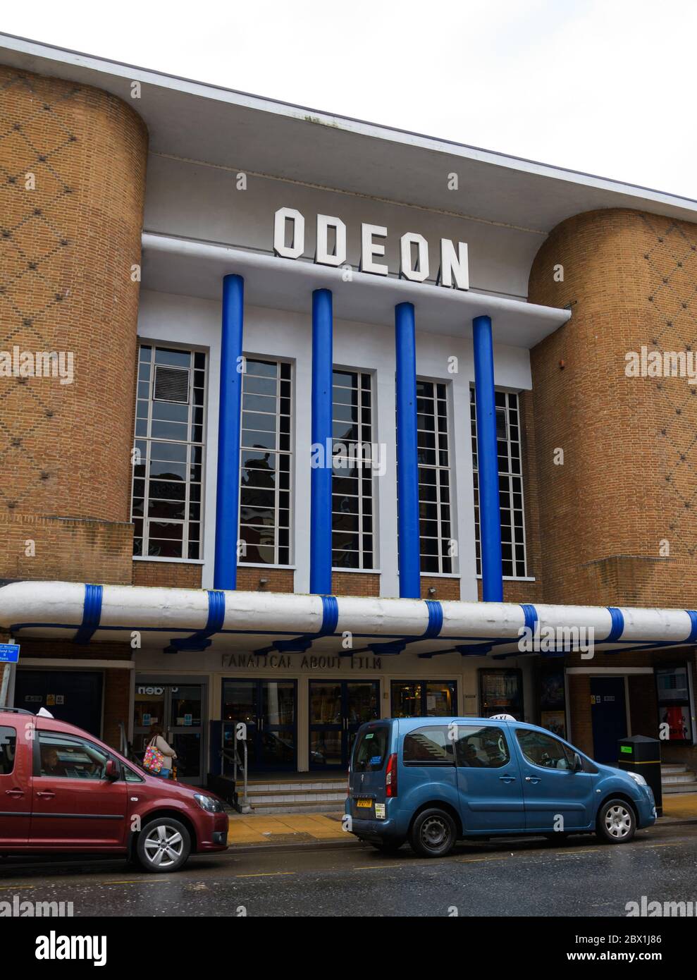 Worcester, Großbritannien - März 15 2020: Die Fassade des Odeon-Kinos auf dem Foregate Stockfoto