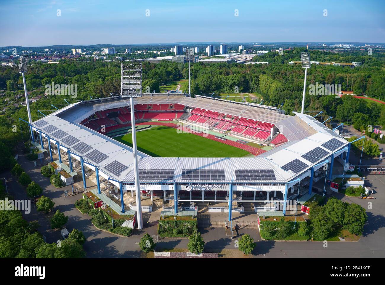 Max Morlock Stadion, Nürnberg, Mittelfranken, Franken, Bayern, Deutschland Stockfoto