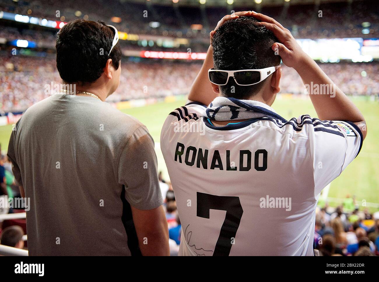 Szenen aus Fußball in St. Louis während Real Madrid / Inter Mailand Ausstellung Stockfoto