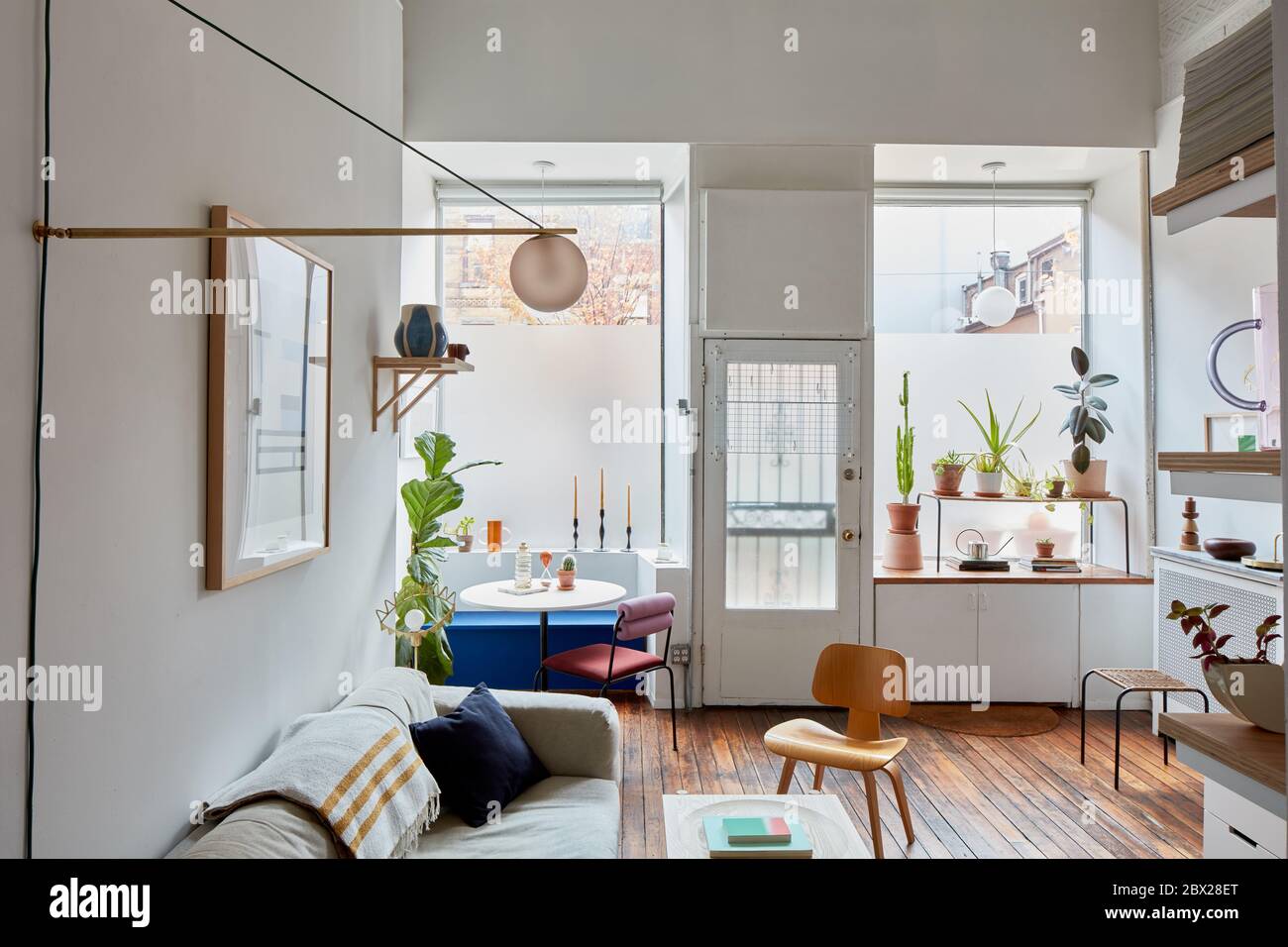 Innenraum des Lofts Wohnzimmer Stockfoto