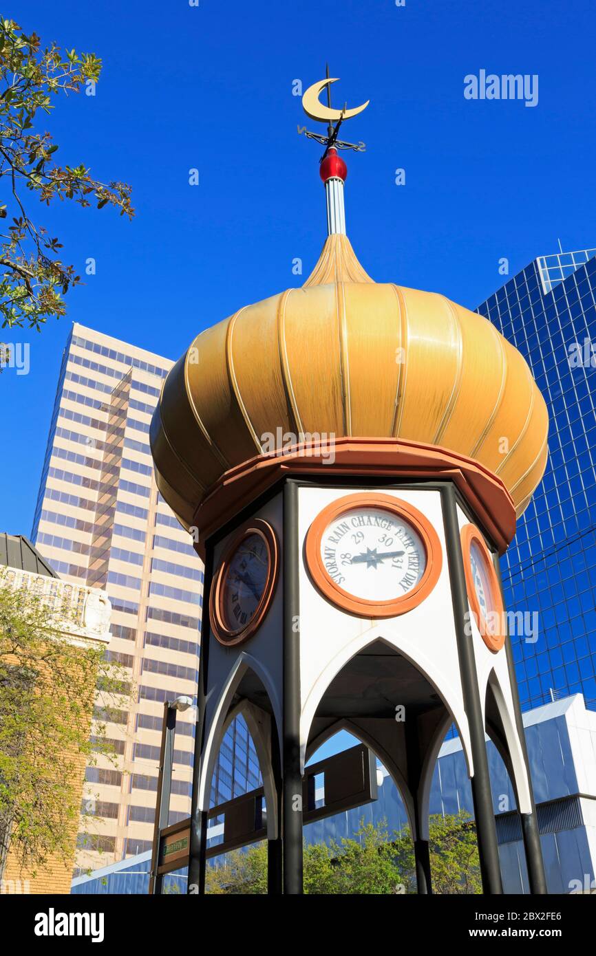 Downtown Clock Tower, Tampa, Florida, USA, Nordamerika Stockfoto