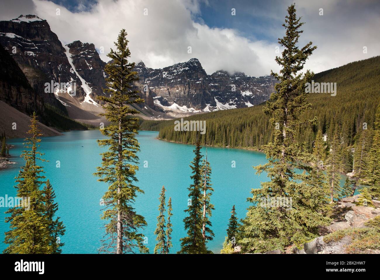 Moraine Lake Stockfoto