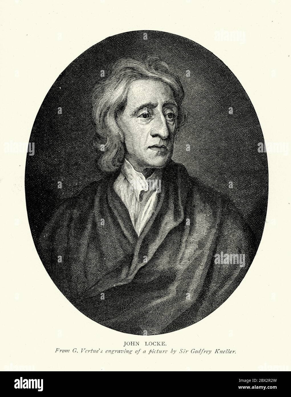 John Locke englischer Philosoph und Arzt, weithin als einer der einflussreichsten der Aufklärung Denker und allgemein bekannt als die Fatihe Stockfoto