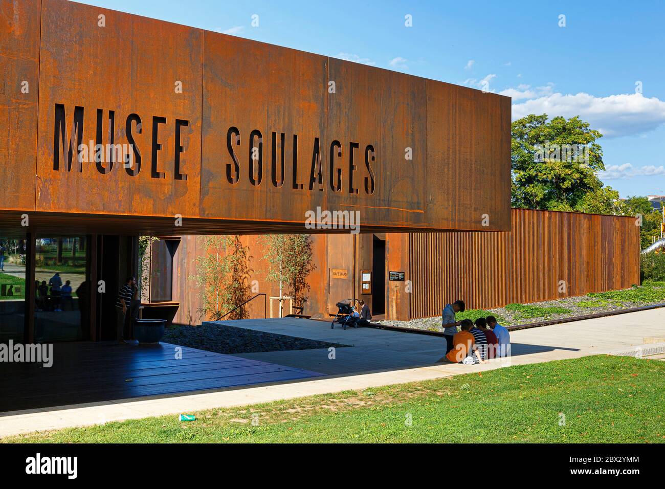 Frankreich, Aveyron, das Soulages Museum Stockfoto