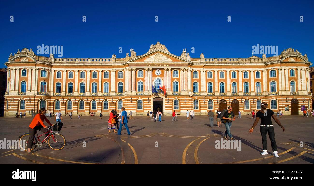 Frankreich, Haute-Garonne (31), Toulouse, La Place du Capitole Stockfoto