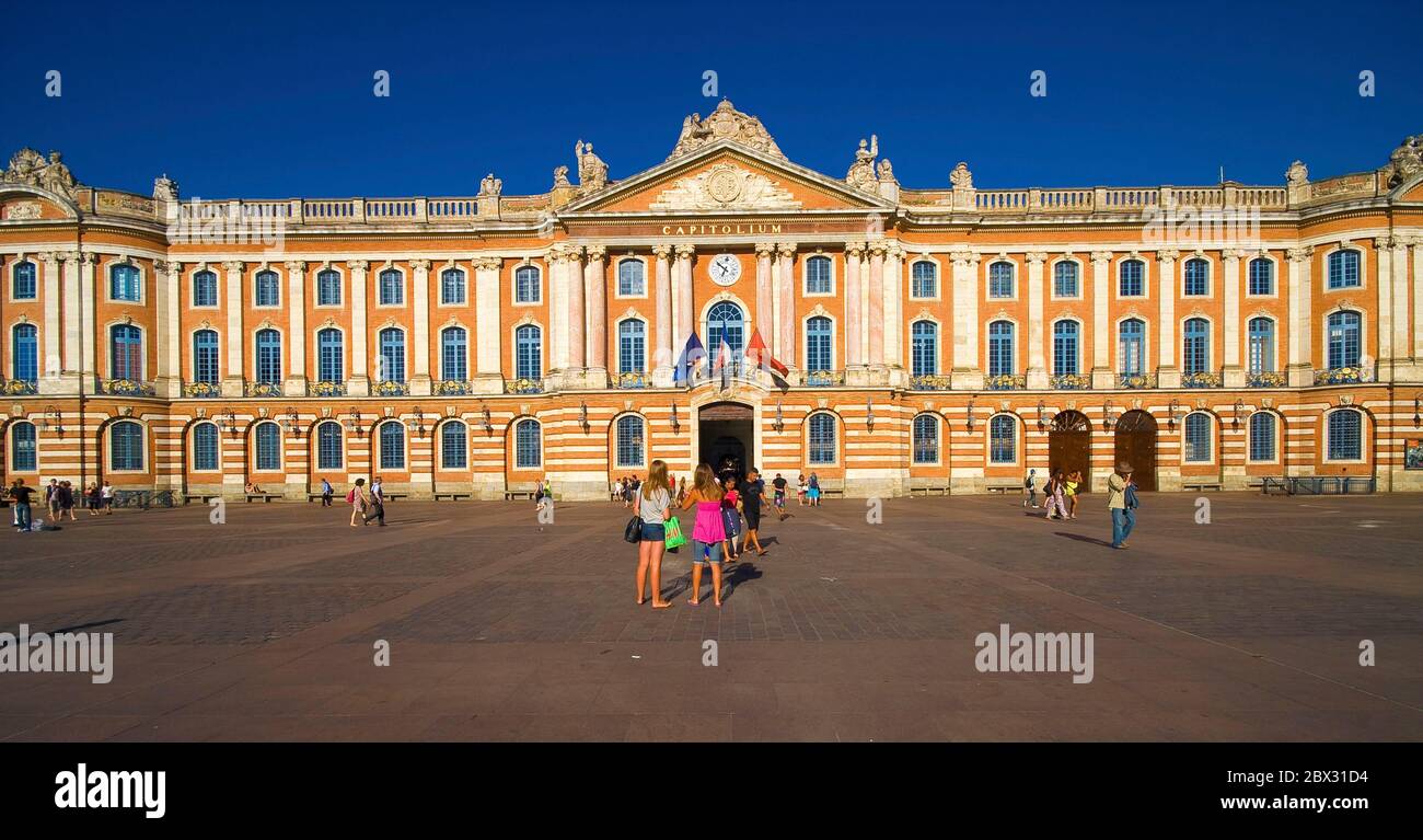Frankreich, Haute-Garonne (31), Toulouse, La Place du Capitole Stockfoto