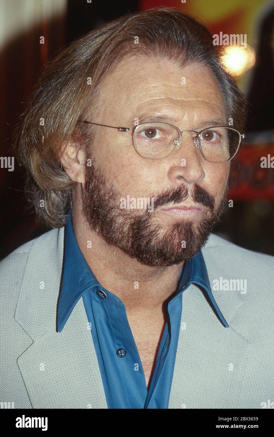 Die Bee Gees, die Samstagabend-Fieber-DVD in London 1983 promoten Stockfoto