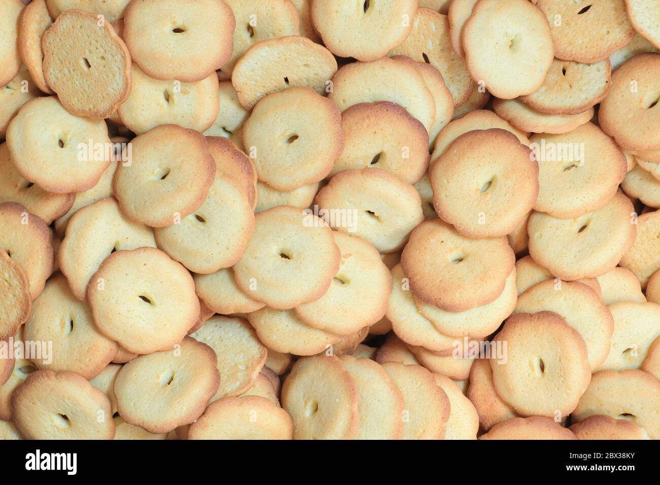 Frankreich, Charente Maritime, Ile de Re, Sainte Marie de Re, Biscuiterie de Re, Butterkekse Rete (pure Butter Pancakes and Fleur de Sel) Stockfoto