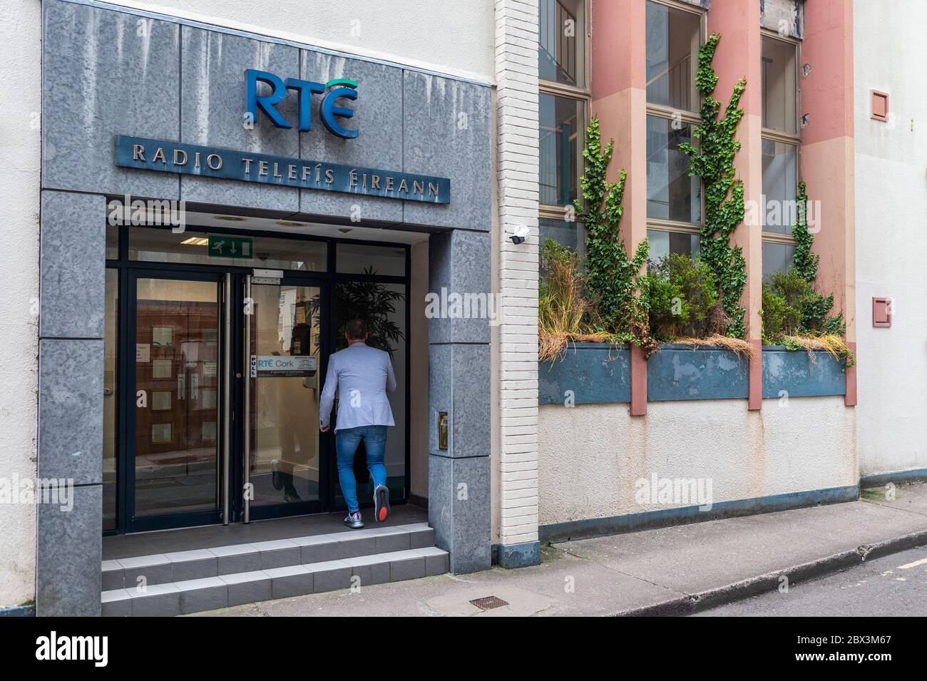 Radio Telefís Éireann/RTE Television and Radio Studios on Father Matthew Quay, Cork, Irland Stockfoto